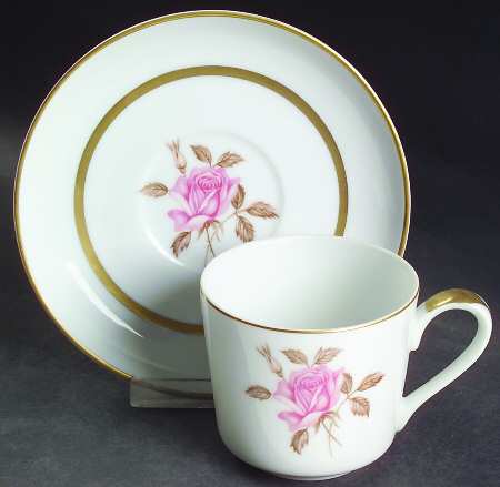Rosemont Flat Cup & Saucer Set