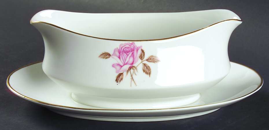 Rosemont Gravy Boat with Attached Underplate