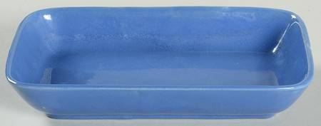Americana Colonial Blue Rectangular Tray