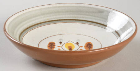 Amber Glo Fruit/Dessert (Sauce) Bowl
