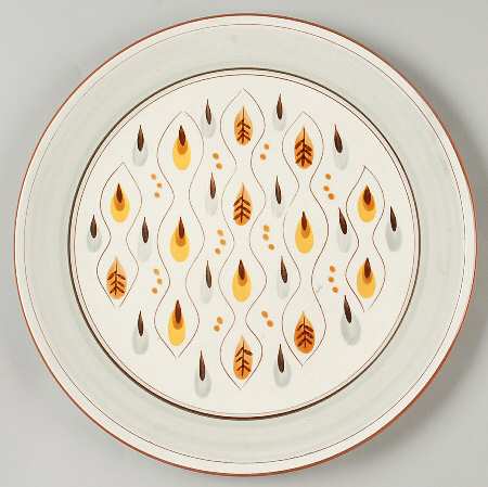 Amber Glo 12" Chop Plate (Round Platter)
