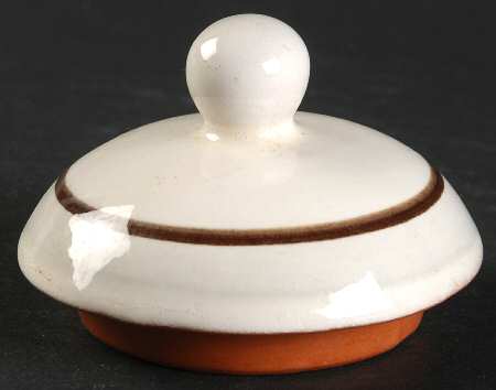 Amber Glo Lid for Sugar Bowl