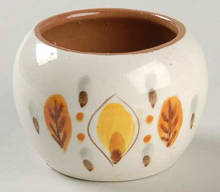 Amber Glo Mini Open Sugar Bowl