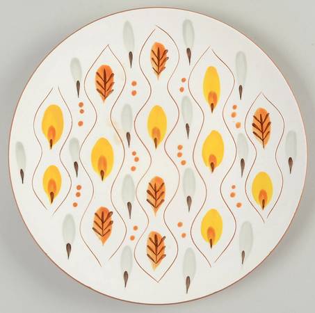 Amber Glo Luncheon Plate