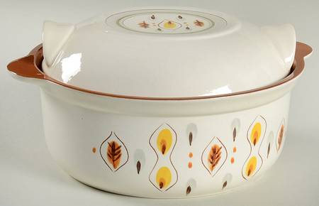 Amber Glo 1.5 Qt Round Covered Casserole