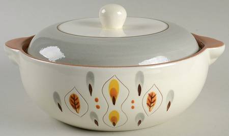 Amber Glo 1.5 Qt Round Covered Casserole