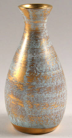 Antique Gold (Gold on Green Body) 6" Bud Vase