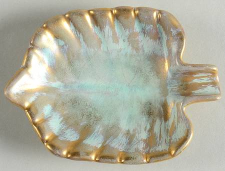Antique Gold (Gold on Green Body) 4" Ashtray