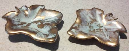 Antique Gold (Gold on Green Body) 4" Ashtray