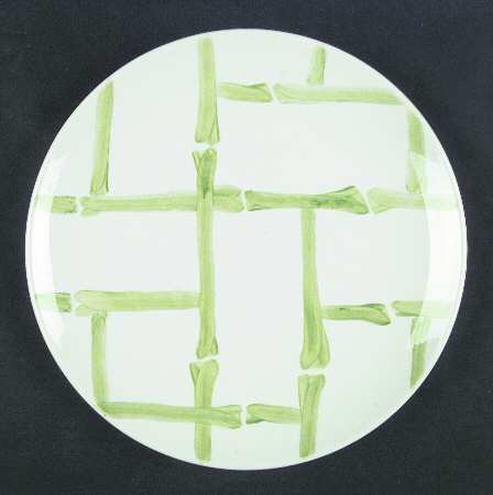 Bamboo Green Dinner Plate