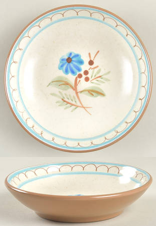Blue Daisy Fruit/Dessert (Sauce) Bowl by Stangl
