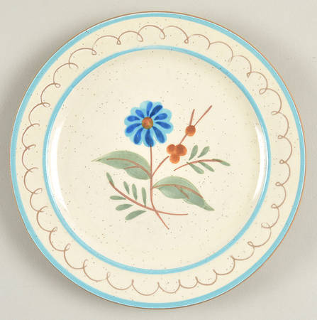 Blue Daisy Bread & Butter Plate by Stangl
