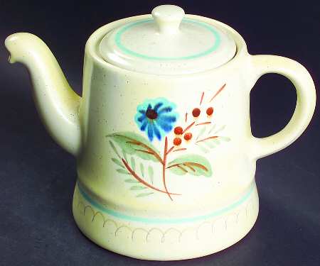 Blue Daisy Teapot & Lid