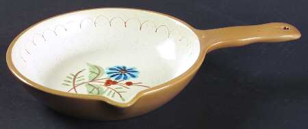 Blue Daisy Small Open Skillet