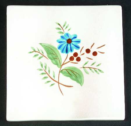 Blue Daisy Tea Tile