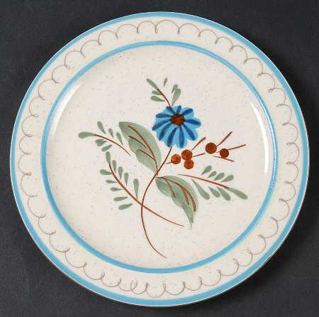 Blue Daisy Dessert/Pie Plate