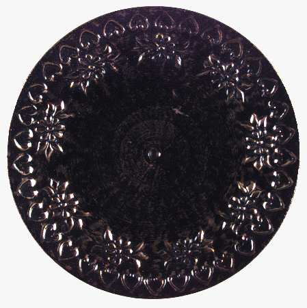 Black Gold Dinner Plate
