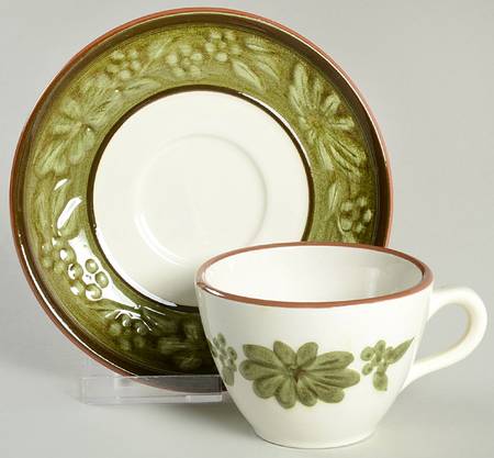 Blossom Ring Flat Cup & Saucer Set