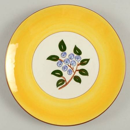 Blueberry Salad Plate by Stangl