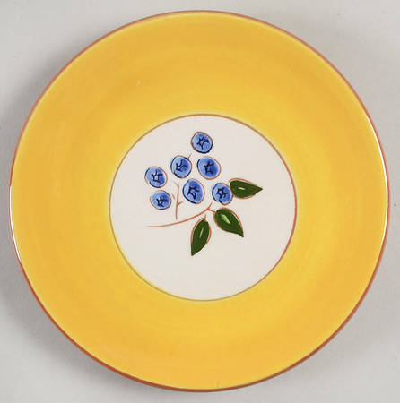 Blueberry Bread & Butter Plate by Stangl