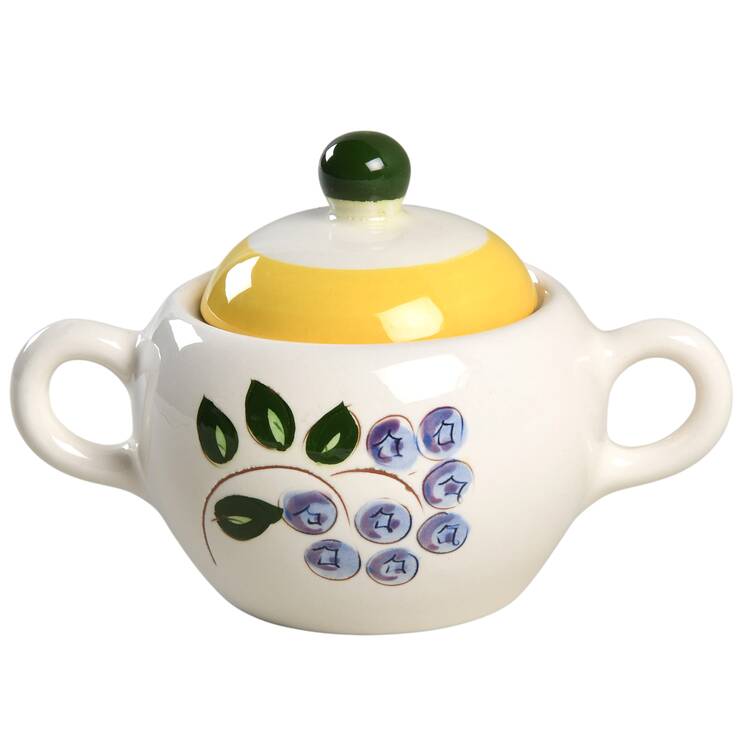 Blueberry Sugar Bowl & Lid by Stangl