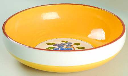 Blueberry 8" Round Vegetable Bowl