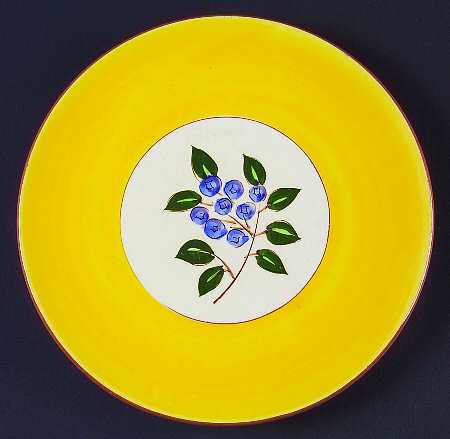 Blueberry Salad Plate by Stangl