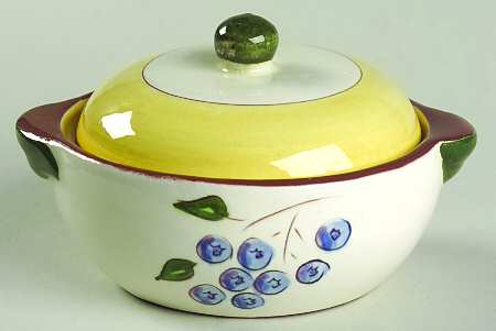 Blueberry Individual Casserole & Lid by Stangl