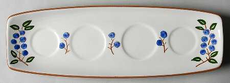 Blueberry Tray for Condiment Set by Stangl