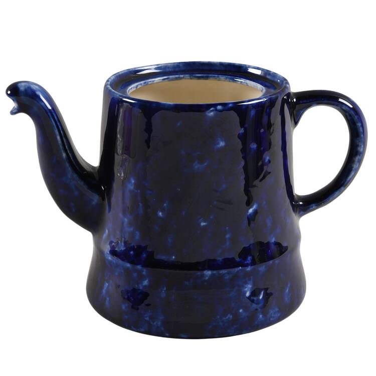 Caughley Blue Teapot No Lid by Stangl