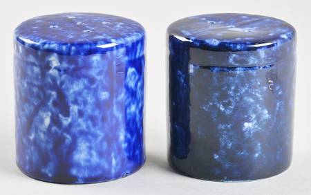 Caughley Blue Salt & Pepper Set by Stangl