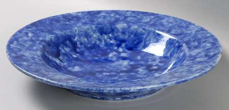 Caughley Blue Rim Soup Bowl by Stangl