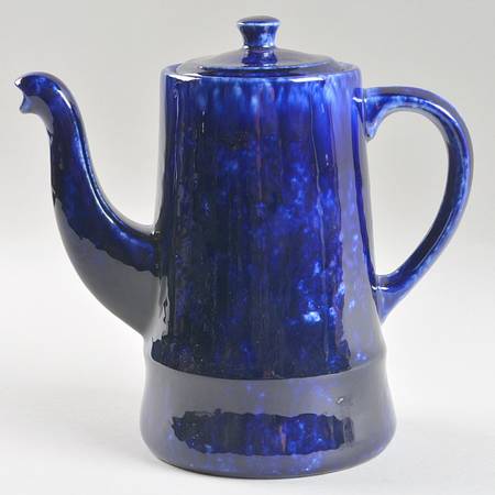 Caughley Blue Coffee Pot & Lid