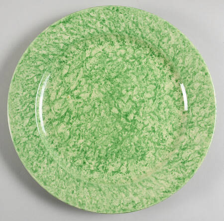 Caughley Green 12" Chop Plate (Round Platter)