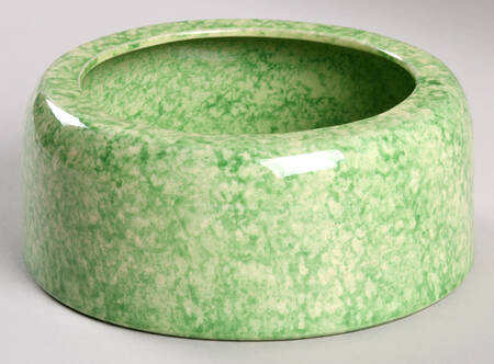 Caughley Green 6" Flower Pot