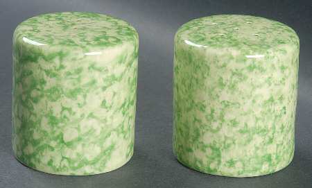 Caughley Green Salt & Pepper Set