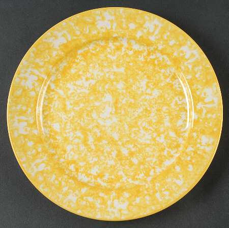 Caughley Yellow Salad Plate