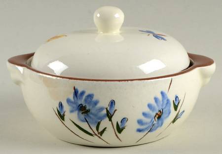 Chicory Individual Casserole & Lid