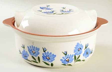 Chicory 1.5 Qt Round Covered Casserole
