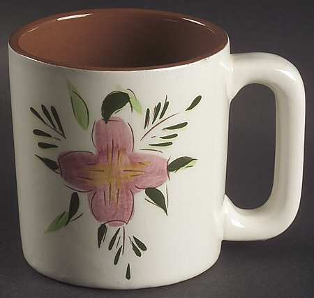 Country Garden (Brown Body and Carved) Mug