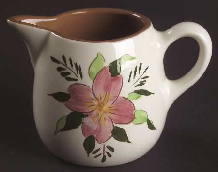 Country Garden (Brown Body and Carved) 8 Oz Pitcher