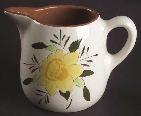 Country Garden (Brown Body and Carved) 12 Oz Pitcher