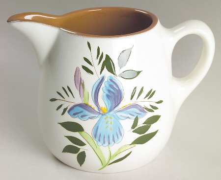 Country Garden (Brown Body and Carved) 24 Oz Pitcher