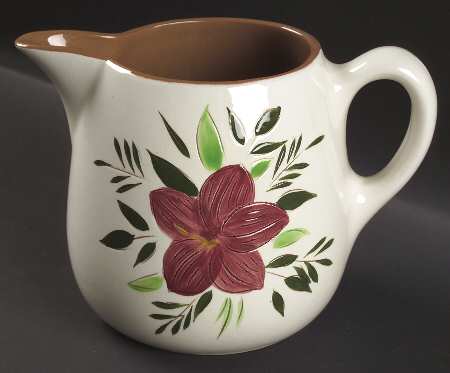 Country Garden (Brown Body and Carved) 32 Oz Pitcher