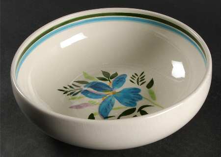 Country Garden (White Body) 8" Round Vegetable Bowl