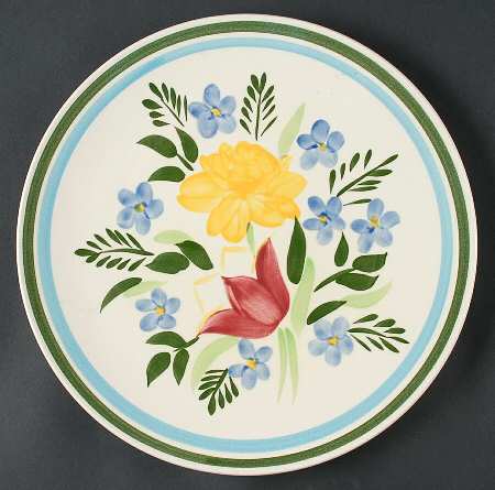 Country Garden (White Body) 12" Chop Plate (Round Platter)
