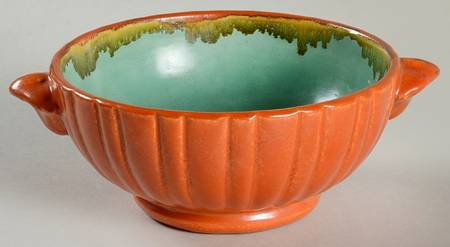 Colonial Rust Lugged Soup Bowl