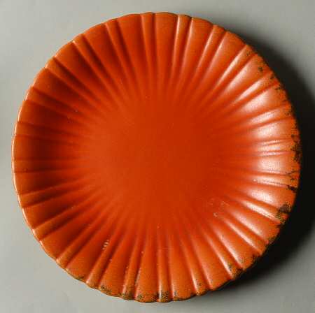 Colonial Rust Luncheon Plate