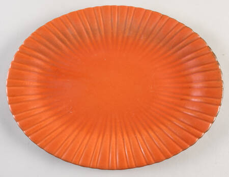 Colonial Tangerine 13" Oval Serving Platter