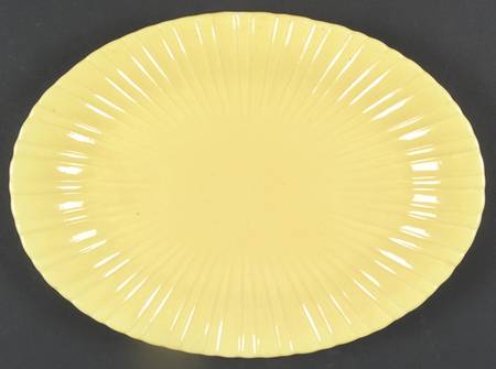 Colonial Yellow (Persian) 11" Oval Serving Platter